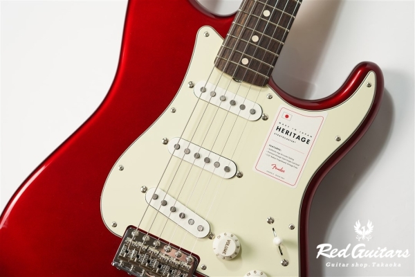 2023 COLLECTION MADE IN JAPAN HERITAGE 60S STRATOCASTER - Candy Apple Red 